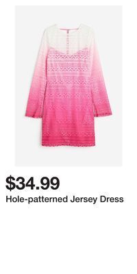 H&M Hole-patterned jersey dress offer