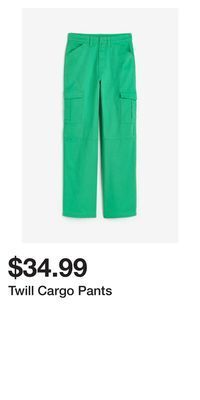 H&M Twill cargo pants offer