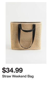 H&M Straw weekend bag offer