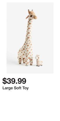 H&M Large soft toy offer