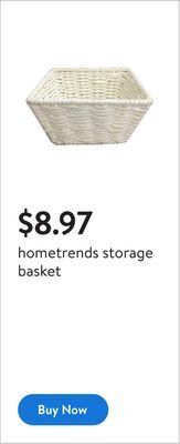 Walmart Hometrends storage basket offer