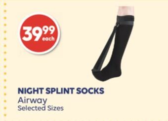 Wellwise by Shoppers Night splint socks offer
