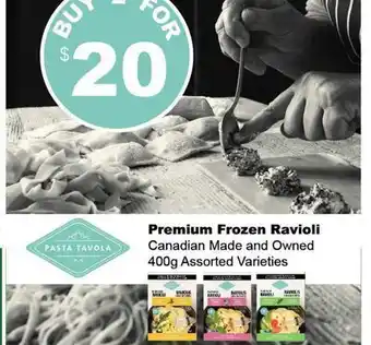 Healthy Planet Pasta tavola premium frozen ravioli offer