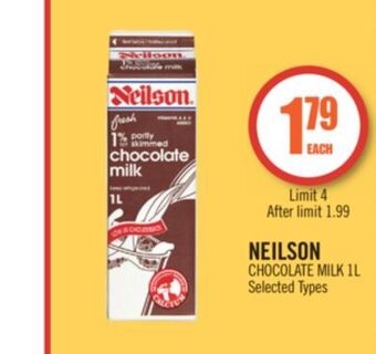 Shoppers Drug Mart Neilson chocolate milk 1l offer