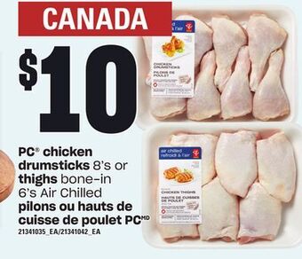 Independent City Market Pilons ou hauts de cuisse de poulet pc offer