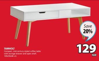 JYSK Tamholt coffee table offer