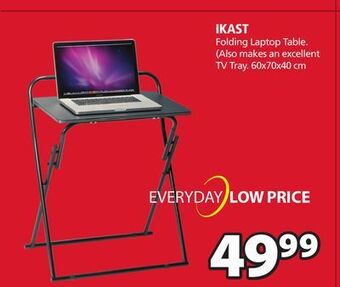 JYSK Ikast folding laptop table offer