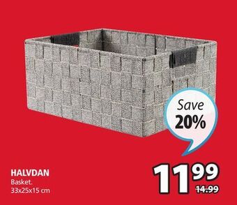 JYSK Halvdan basket offer