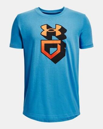 Under Armour Boys' ua baseball gradient icon short sleeve offer