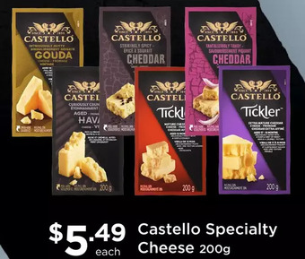 FreshCo Castello specialty cheese offer