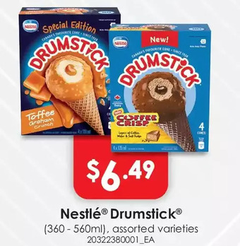 Fortinos Nestle drumstick offer