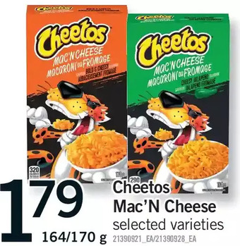 Fortinos Cheetos mac' n cheese offer