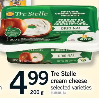 Fortinos Tre stelle cream cheese offer