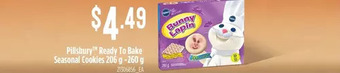 Fortinos Pillsbury ready to bake seasonal cookies offer