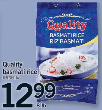 Fortinos Quality basmati rice offer