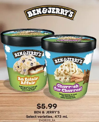 Fortinos Ben & jerry's offer