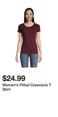 Mark's Women's fitted crewneck t shirt offer