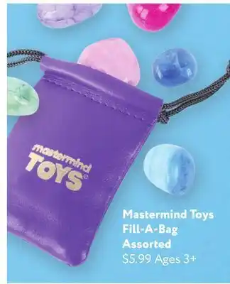 Mastermind toys fill-a-bag assorted