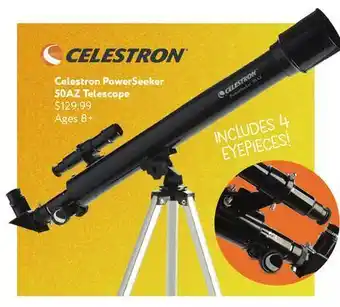 Mastermind Toys Celestron powerseeker 50az telescope offer