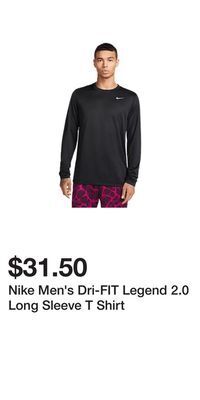 Sport Chek Nike men's dri-fit legend 2.0 long sleeve t shirt offer