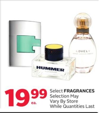 Rexall Select fragrances offer