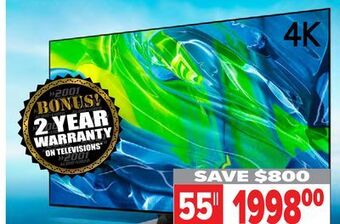 2001 Audio Video Samsung 55 quantum hdr oled 4k offer