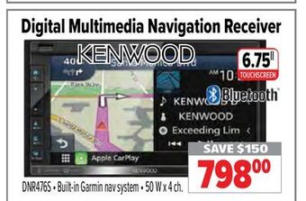 2001 Audio Video Kenwood® digital multimedia navigation receiver offer