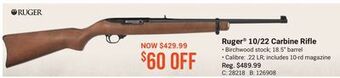 Bass Pro Ruger® 10/22 carbine rifle offer