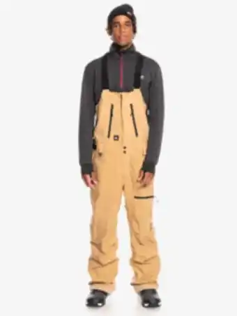 Altostratus street shell 2l gore‑tex® tan snow bib pants