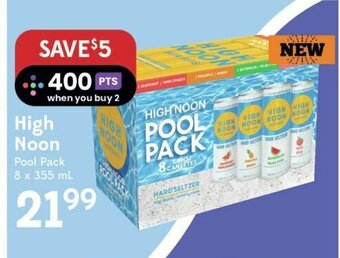 Sobeys High noon pool pack 8 x 355ml offer
