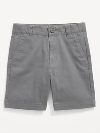 Old Navy Built-in flex straight twill shorts for boys (above knee) offer