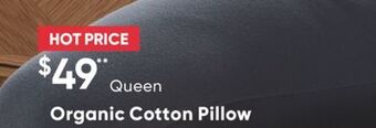 Sleep Country Organic cotton pillow offer