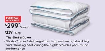 Sleep Country The simba duvet offer