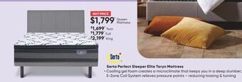 Sleep Country Serta perfect sleeper elite taryn mattress offer