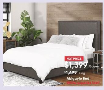 Sleep Country Abigayle bed offer