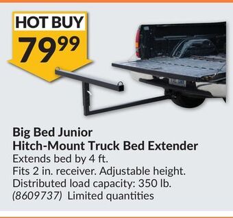Princess Auto Big bed junior hitch-mount truck bed extender offer