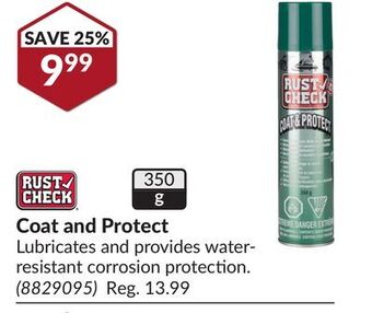 Princess Auto Coat and protect offer