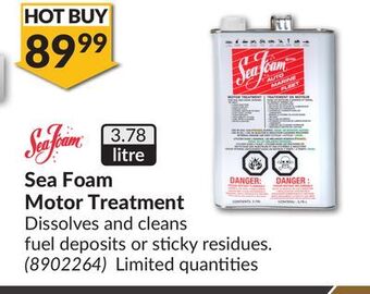 Princess Auto Sea foam motor treatment offer