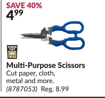 Princess Auto Multi-purpose scissors offer