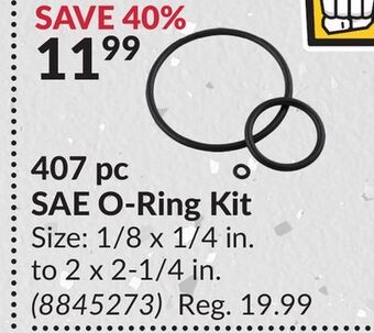 Princess Auto 407 pc sae o-ring kit offer