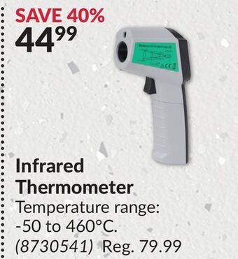 Princess Auto Infrared thermometer offer