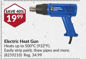 Princess Auto Electric heat gun offer