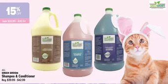 Green groom shampoo & conditioner