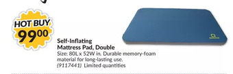 Princess Auto Self-inflating mattress pad, double offer