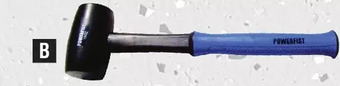 Princess Auto Power fist mallets offer