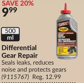 Princess Auto Differential gear repair offer