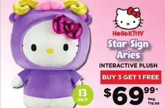 Showcase Hello kitty star sign aries offer