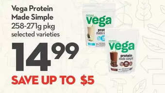 Longo's Vega protein made simple offer