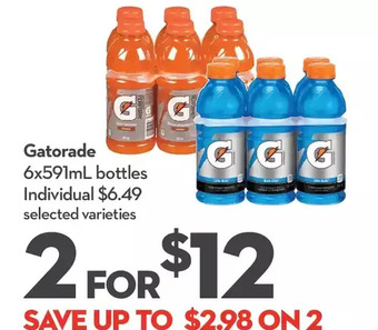 Longo's Gatorade offer