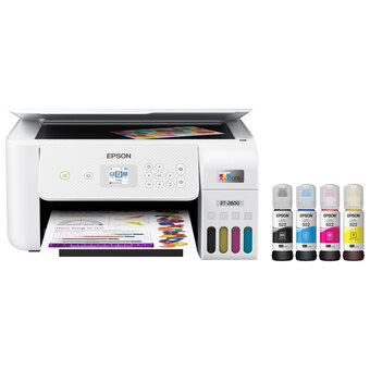 Best Buy Epson ecotank et-2800 wireless all-in-one supertank inkjet printer - white offer